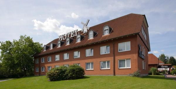Hotel Zur Windmuhle Stapelfeld Bagian luar foto